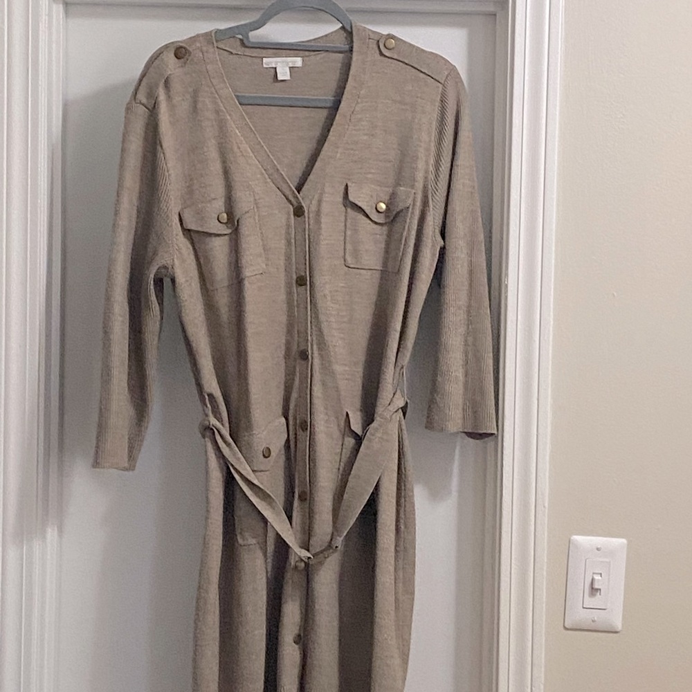 Sexy Belted Sweaterdress